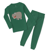 Baby & Toddler Pajamas Hippopotamus Smiling Style A Safari Sleeper Pajamas Set