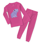 Baby & Toddler Pajamas Hippopotamus Baby Smiling Safari Sleeper Pajamas Set