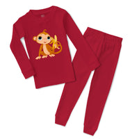 Baby & Toddler Pajamas Baby Monkey with Banana Zoo Funny Sleeper Pajamas Set