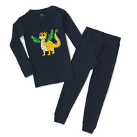Baby & Toddler Pajamas Dragon with Wings Sleeper Pajamas Set Cotton