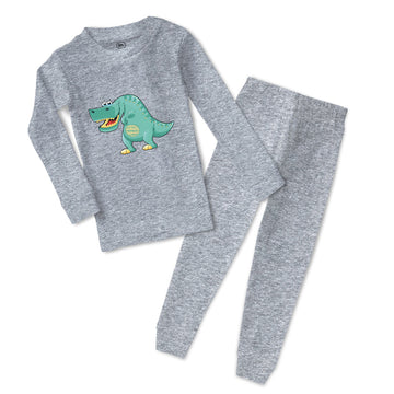 Baby & Toddler Pajamas Dinosaur Large Funny Smiling Dinosaurs Dino Trex Cotton