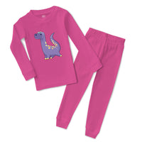 Baby & Toddler Pajamas Dinosaur Big Purple Dinosaurs Dino Trex Cotton