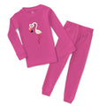 Baby & Toddler Pajamas Pink Flamingo Animals Zoo Funny Sleeper Pajamas Set