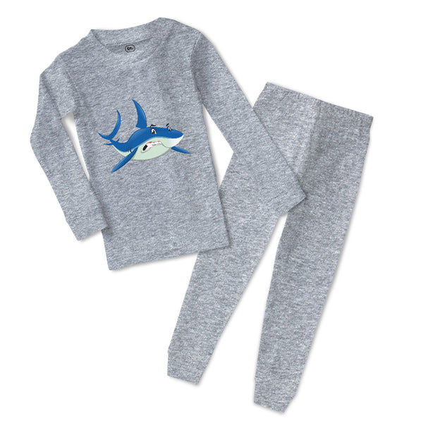 Baby & Toddler Pajamas Shark Angry Funny Ocean Sea Life Sleeper Pajamas Set