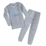 Baby & Toddler Pajamas Shark Smiling Ocean Sea Life Sleeper Pajamas Set Cotton