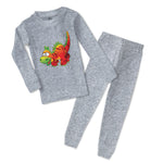 Baby & Toddler Pajamas Dinosaur Red Facing Left Dinosaurs Dino Trex Cotton