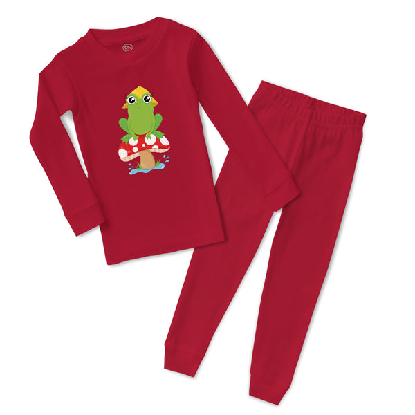 Baby & Toddler Pajamas Frog Mushroom Funny Sleeper Pajamas Set Cotton