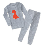 Baby & Toddler Pajamas Dino Red Dinosaurs Dino Trex Sleeper Pajamas Set Cotton