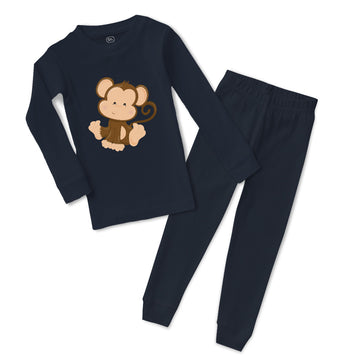 Baby & Toddler Pajamas Baby Monkey Safari Sleeper Pajamas Set Cotton