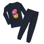 Baby & Toddler Pajamas Baby Dino Pink Dinosaurs Dino Trex Sleeper Pajamas Set