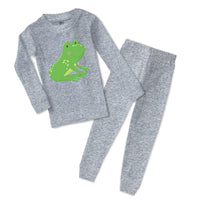 Baby & Toddler Pajamas Frog Sits 2 Funny Sleeper Pajamas Set Cotton