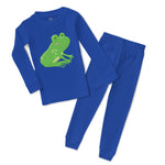 Baby & Toddler Pajamas Frog Sits 2 Funny Sleeper Pajamas Set Cotton