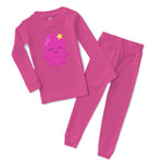 Baby & Toddler Pajamas Dark Pink Octopus Ocean Sea Life Sleeper Pajamas Set