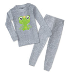 Baby & Toddler Pajamas Princess Frog Sits Funny Sleeper Pajamas Set Cotton