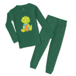 Baby & Toddler Pajamas Green Dinosaur Birthday Dinosaurs Dino Trex Cotton