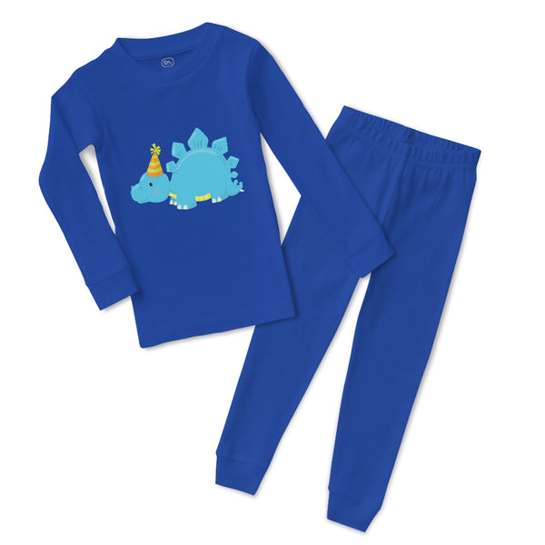 Baby & Toddler Pajamas Blue Dinosaur Birthday Dinosaurs Dino Trex Cotton