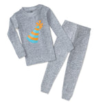Baby & Toddler Pajamas Orange Blue Birthday Hat Dinosaurs Dino Trex Cotton