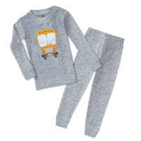 Baby & Toddler Pajamas School Bus Sleeper Pajamas Set Cotton