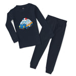 Baby & Toddler Pajamas Police Car Little Car Auto Transportation Cotton