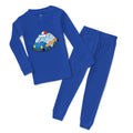 Baby & Toddler Pajamas Police Car Little Car Auto Transportation Cotton