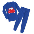 Baby & Toddler Pajamas Valentine Transport Red Car Auto Transportation Cotton