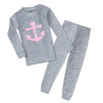 Baby & Toddler Pajamas Anchor Sailing Light Pink Sleeper Pajamas Set Cotton