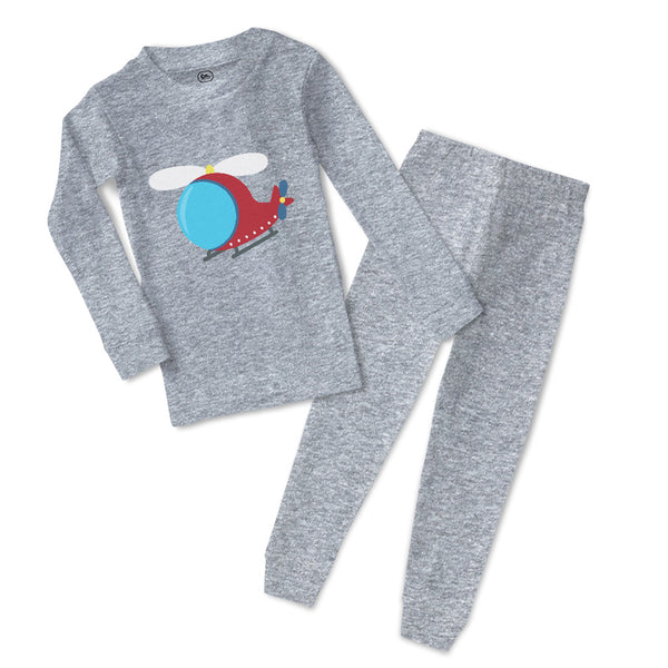Baby & Toddler Pajamas Red Helicopter Sleeper Pajamas Set Cotton