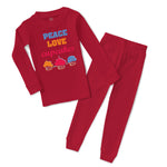 Baby & Toddler Pajamas Peace Love Cupcakes Food & Beverage Cupcakes Cotton