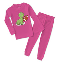 Baby & Toddler Pajamas Football Dino Dinosaur Football Sports Football Cotton