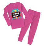 Baby & Toddler Pajamas Movie Night Sign Funny & Novelty Funny Cotton