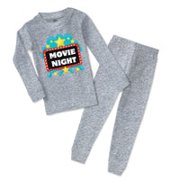 Baby & Toddler Pajamas Movie Night Sign Funny & Novelty Funny Cotton