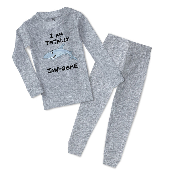 Baby & Toddler Pajamas I Am Totally Jaw Some Shark Funny Ocean Sea Life Cotton
