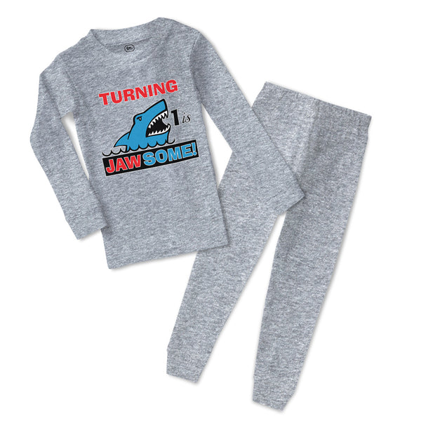 Baby & Toddler Pajamas Turning 1 1 Jawsome 1 Year Old First Birthday Shark