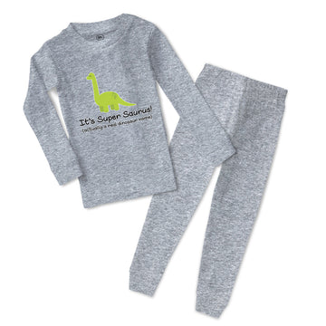 Baby & Toddler Pajamas It's Supersaurus Dinosaurus Dino Trex Sleeper Pajamas Set