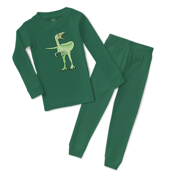 Baby & Toddler Pajamas Dinosaur Dinosaurus Dino Trex Style A Sleeper Pajamas Set