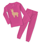 Baby & Toddler Pajamas Image of A Llama Funny Humor Sleeper Pajamas Set Cotton