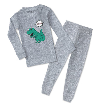 Baby & Toddler Pajamas Rawr Dinosaur Dinosaurus Dino Trex Sleeper Pajamas Set
