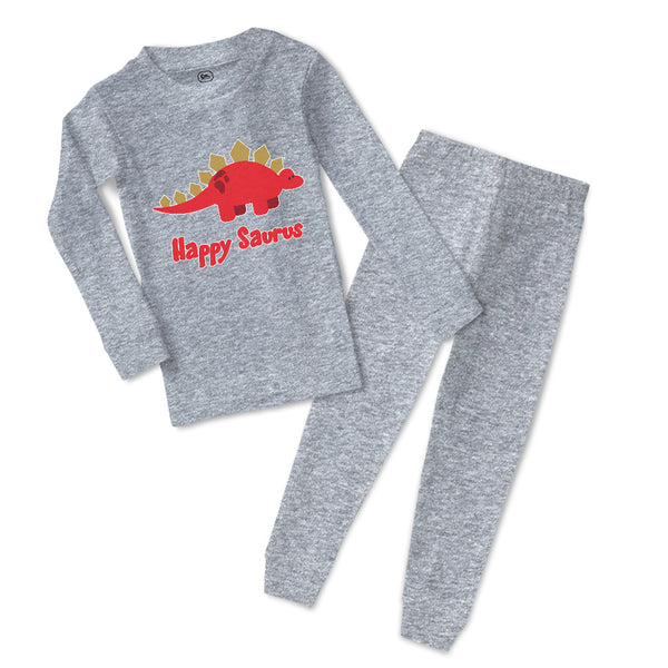 Baby & Toddler Pajamas Happysaurus Animals Dinosaurs Sleeper Pajamas Set Cotton