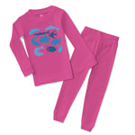 Baby & Toddler Pajamas Sharks Ocean Sea Life Sleeper Pajamas Set Cotton