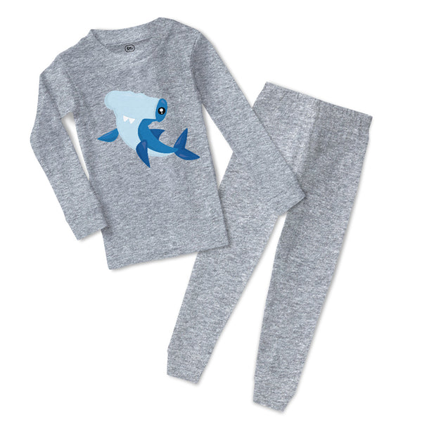 Baby & Toddler Pajamas Hammerhead Shark Animals Ocean Sleeper Pajamas Set Cotton