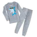 Baby & Toddler Pajamas Shark Glasses Animals Ocean Sleeper Pajamas Set Cotton
