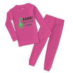 Baby & Toddler Pajamas Rawr! Means I Love You in Dinosaur Dino Cotton