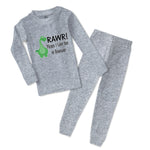 Baby & Toddler Pajamas Rawr! Means I Love You in Dinosaur Dino Cotton