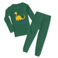 Baby & Toddler Pajamas Dino Snore Animals Dinosaurs Sleeper Pajamas Set Cotton