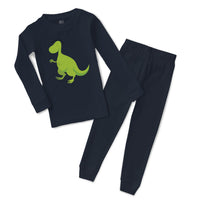 Baby & Toddler Pajamas Zzzzz Dinosaur Dino Sleeping Sleeper Pajamas Set Cotton