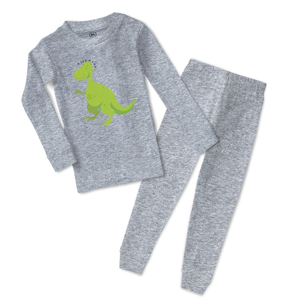 Baby & Toddler Pajamas Zzzzz Dinosaur Dino Sleeping Sleeper Pajamas Set Cotton