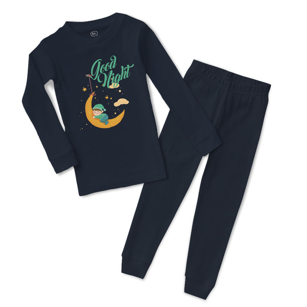 Baby & Toddler Pajamas Good Night Dinosaur Dino Dinos Sleeper Pajamas Set Cotton