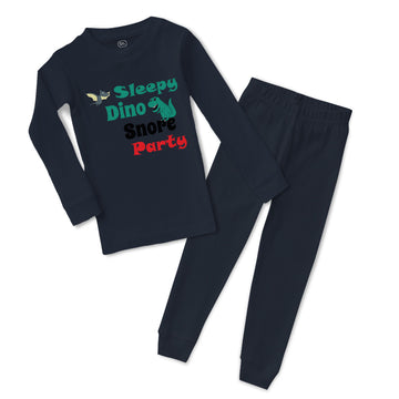 Baby & Toddler Pajamas Sleepy Dino Snore Party Dinosaurs Sleeping Cotton