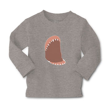 Baby Clothes Horror Animated Shark Jaw with Sharp Toothlike Boy & Girl Clothes