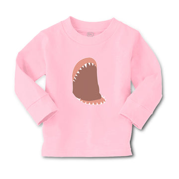 Baby Clothes Horror Animated Shark Jaw with Sharp Toothlike Boy & Girl Clothes